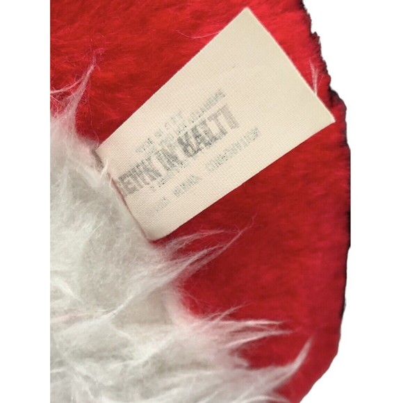 Vintage Santa Plush Christmas Doll Rennoc 1982 Stuffed Figure Gnome Rubber Face - Picture 7 of 8